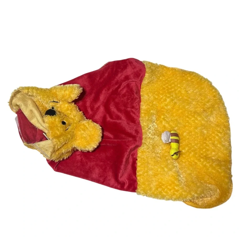 Disney Winnie the Pooh Dog Costume XXL Pet Halloween Collection Red Yellow Plush
